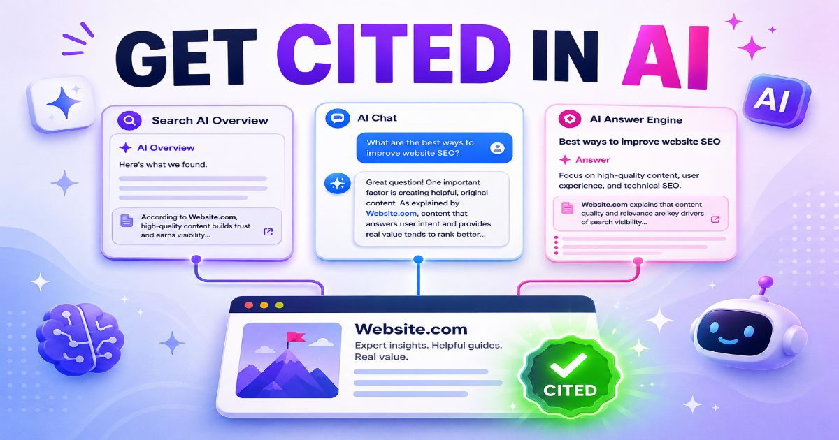 How to get cited in Google AI Overviews and ChatGPT