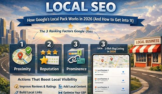 Google Local Pack map results