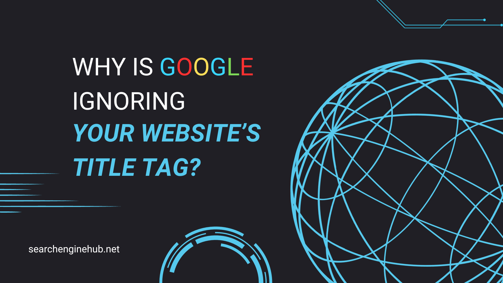 google ignoring title tags